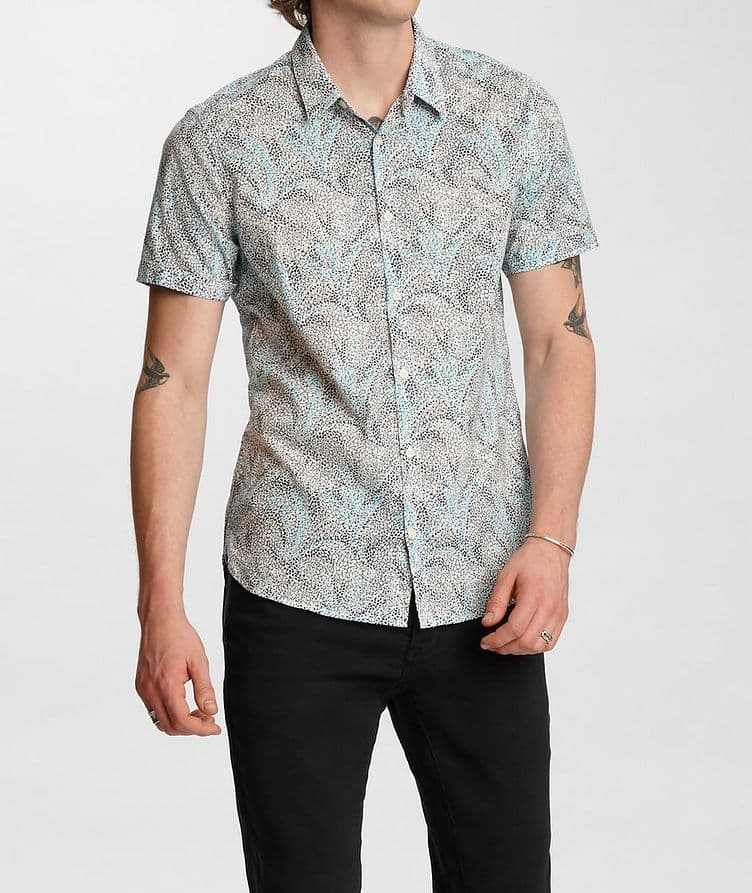 Jasper Short-Sleeve Splatter Print Shirt image 4