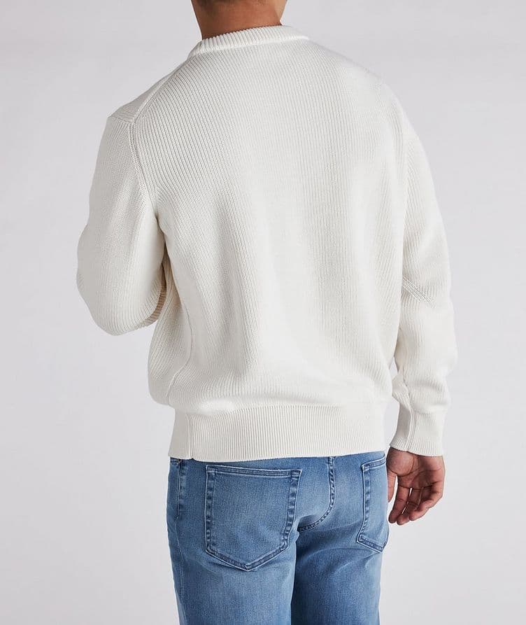 Silk-Cotton Crewneck Sweater image 2