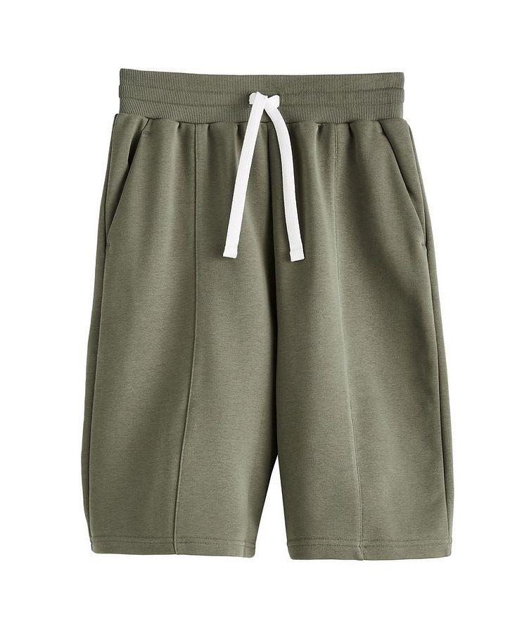 Olive Green Sweat Shorts  image 0