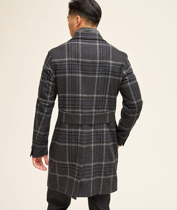 Wool Plaid Overcoat  image 3