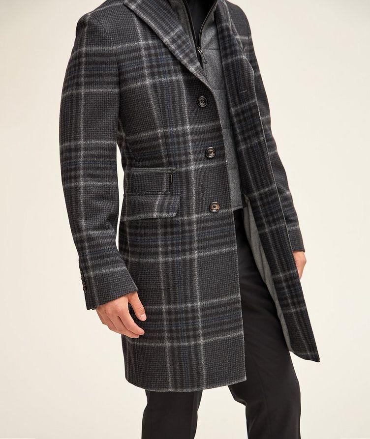 Wool Plaid Overcoat  image 4