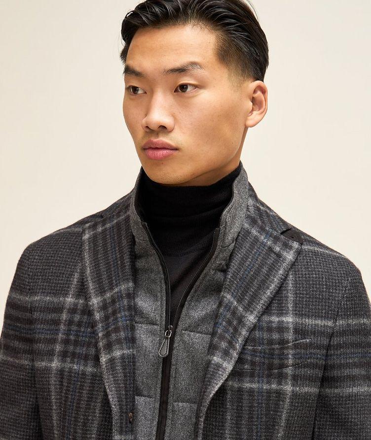 Wool Plaid Overcoat  image 5