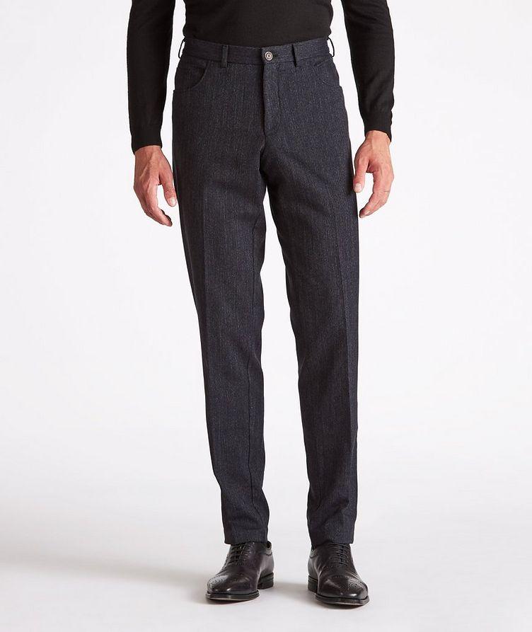 5-Pocket Stretch-Cotton Twill Dress Pants image 1