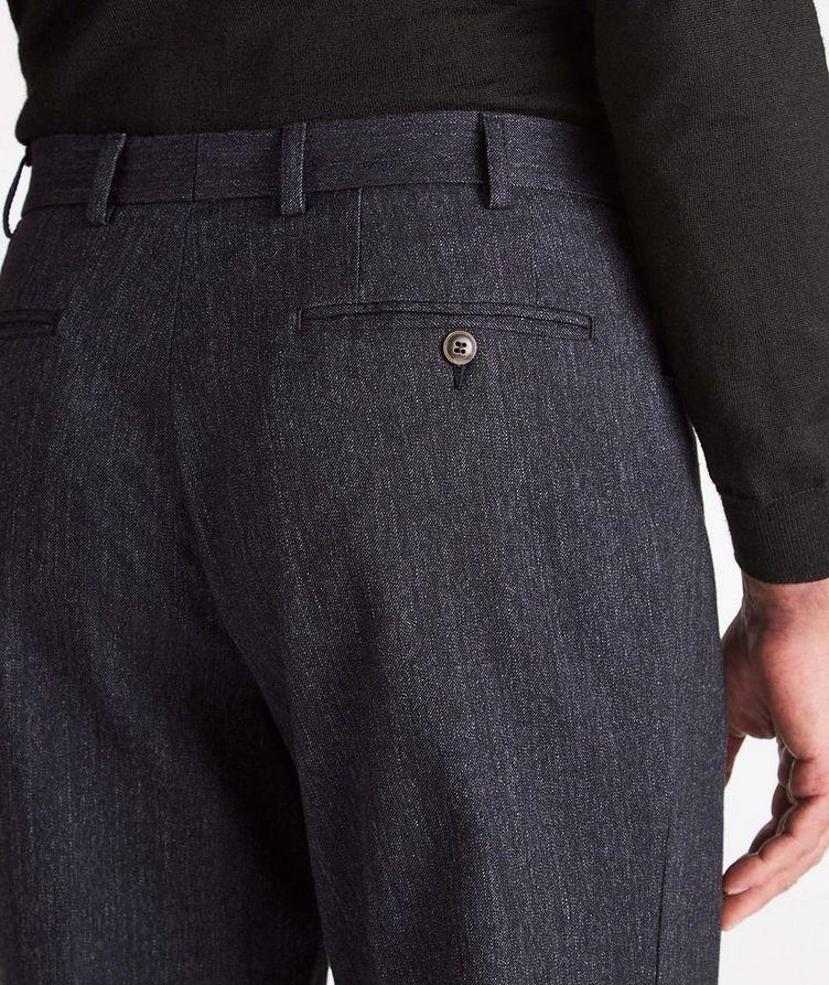 5-Pocket Stretch-Cotton Twill Dress Pants image 3