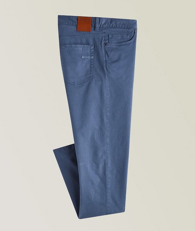 City Stretch-Cotton 5-Pocket Jeans image 0