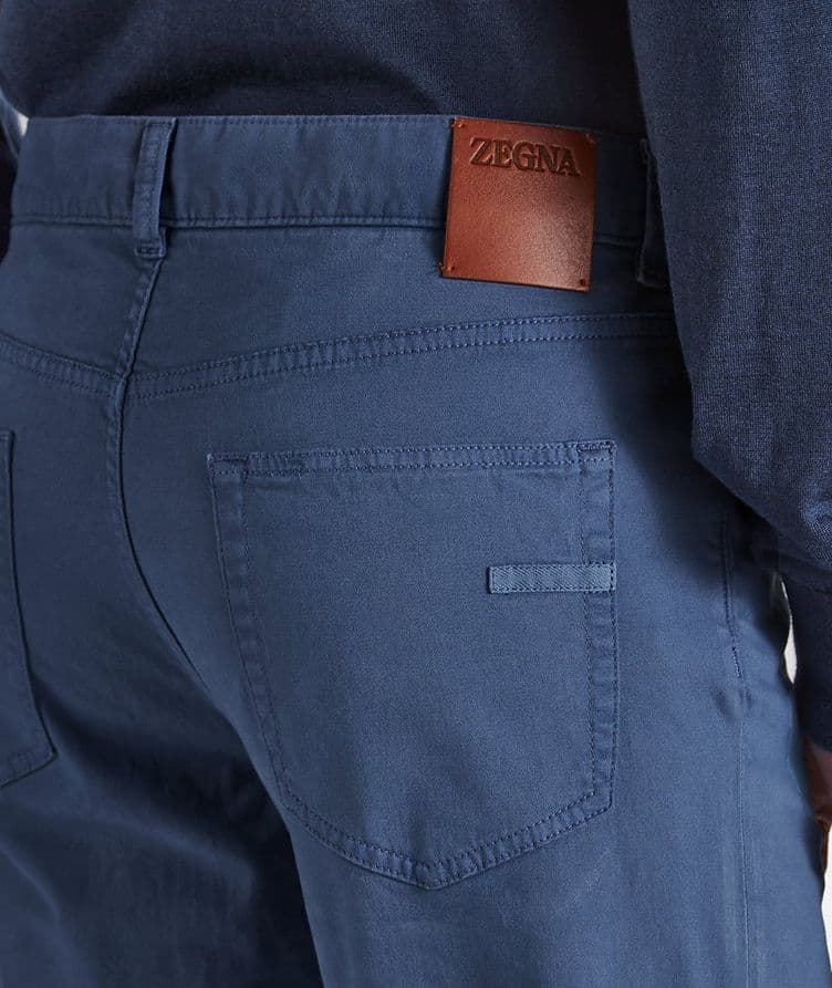 City Stretch-Cotton 5-Pocket Jeans image 3