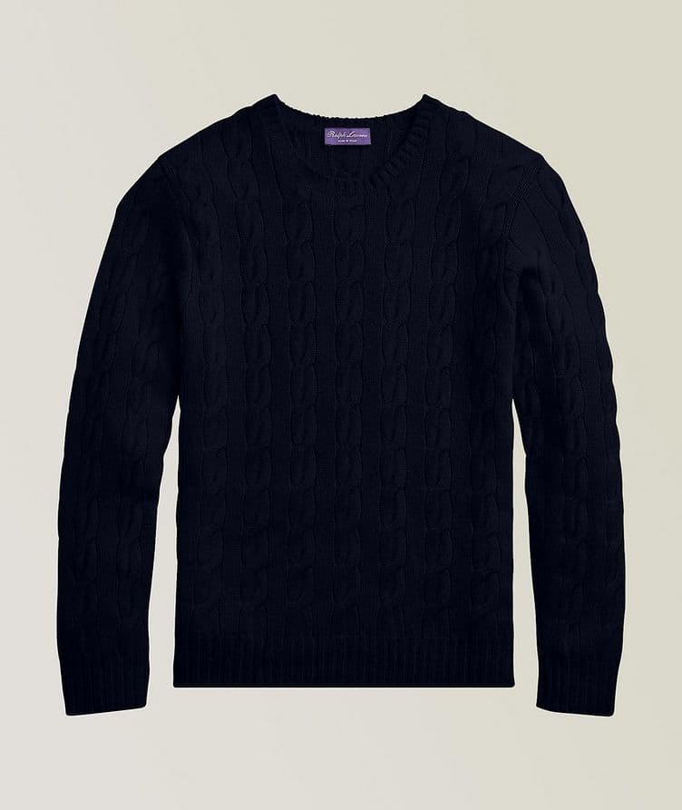 Cable-Knit Cashmere Sweater image 0