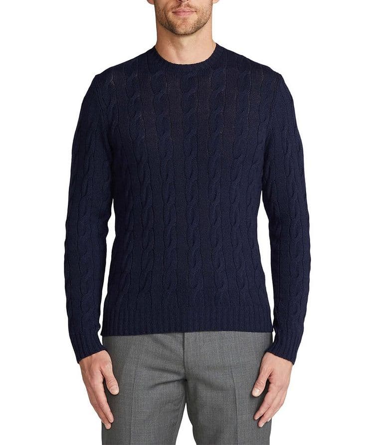 Cable-Knit Cashmere Sweater image 1