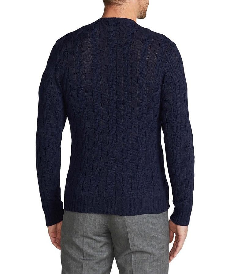 Cable-Knit Cashmere Sweater image 2