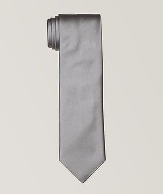 Canali Solid Silk Tie