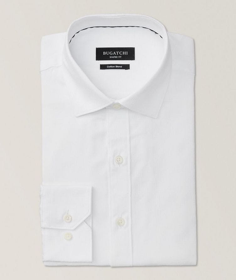 Axel Tonal Plaid Jacquard Cotton-Blend Sport Shirt image 0