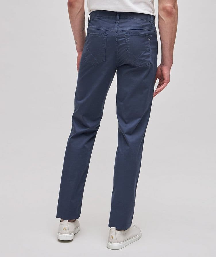 Cooper Fancy Textured Stretch-Cotton Pants image 1