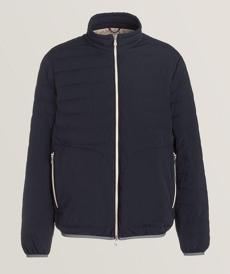 Technical Fabric Quilted Down Puffer Jacket image 0