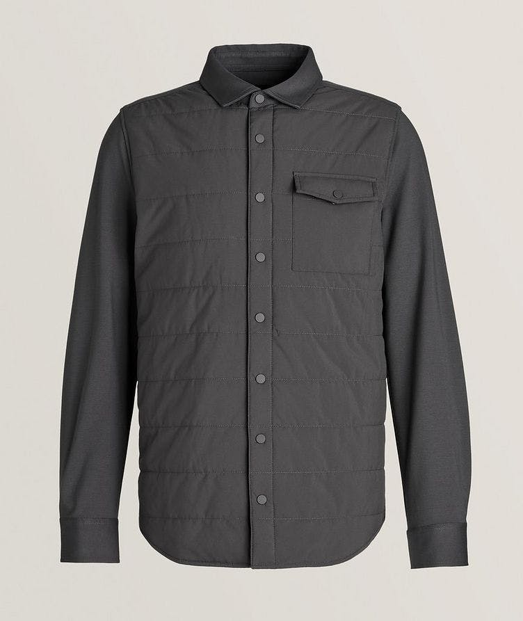Quilted Snap Button Overshirt image 0