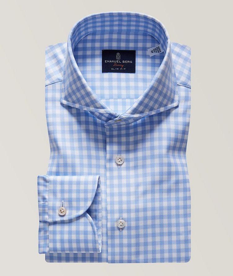 Luxury Premium Gingham Dress Shirt image 0