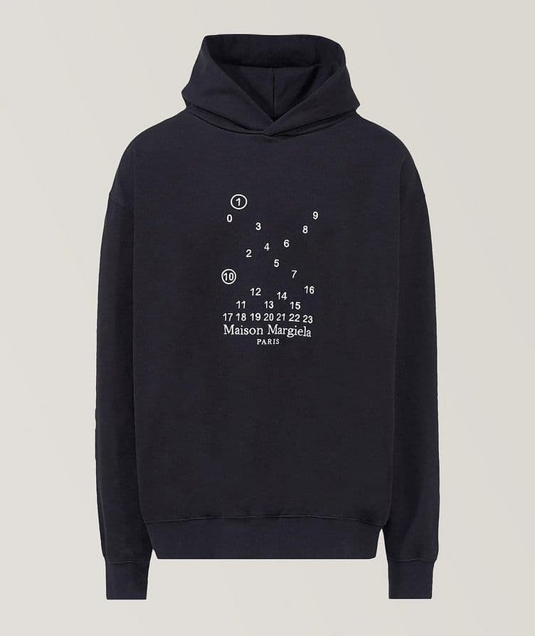 Floating Logo Cotton Hooded Sweater image 0