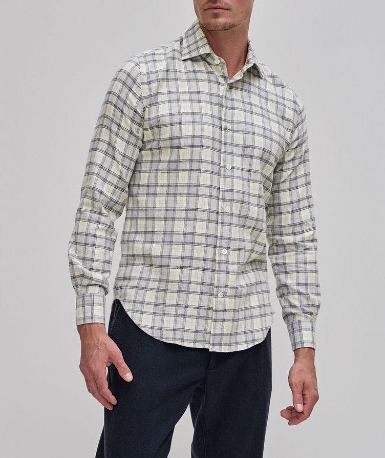 Check Flannel Cotton Sport Shirt image 1