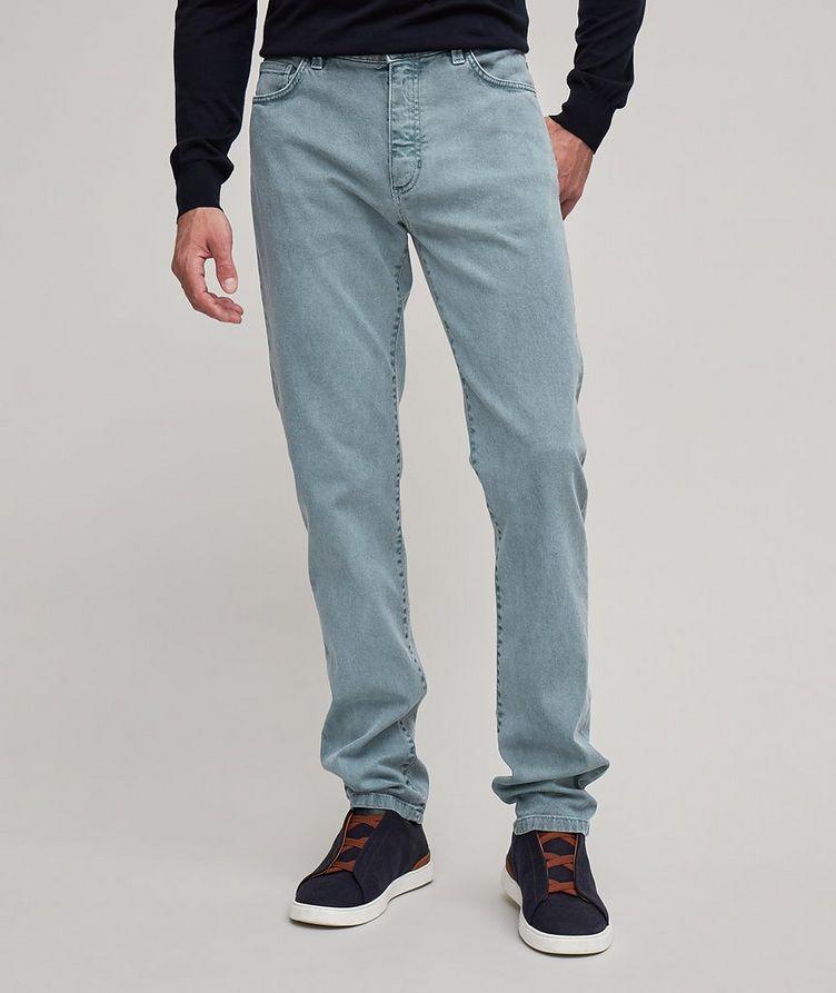 City Stretch-Cotton 5-Pocket Jeans image 1