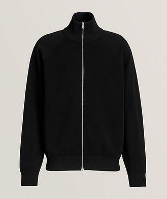 Jil Sander Double-Faced Viscose-Blend Full-Zip Sweater 