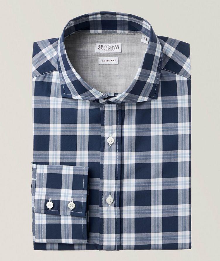 Plaid Cotton Sport Shirt  image 0