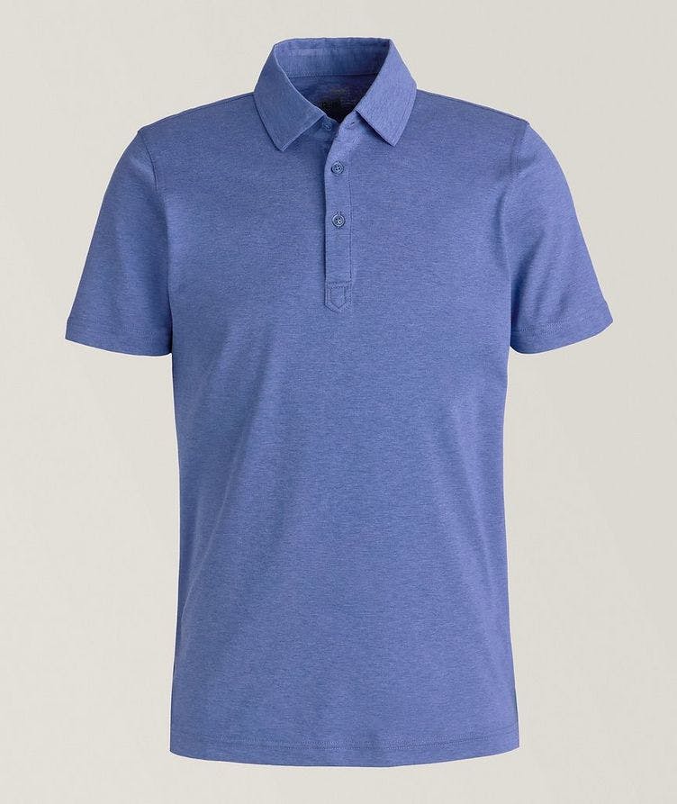 Polo Sherwood en coton Aqua image 0