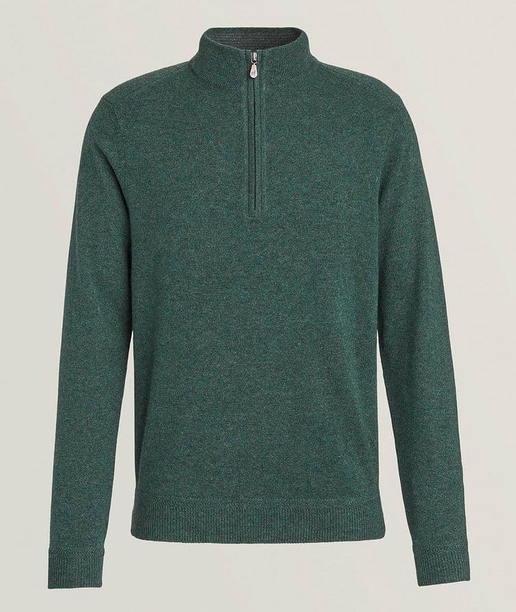 Cashmere Quarter-Zip Sweater image 0