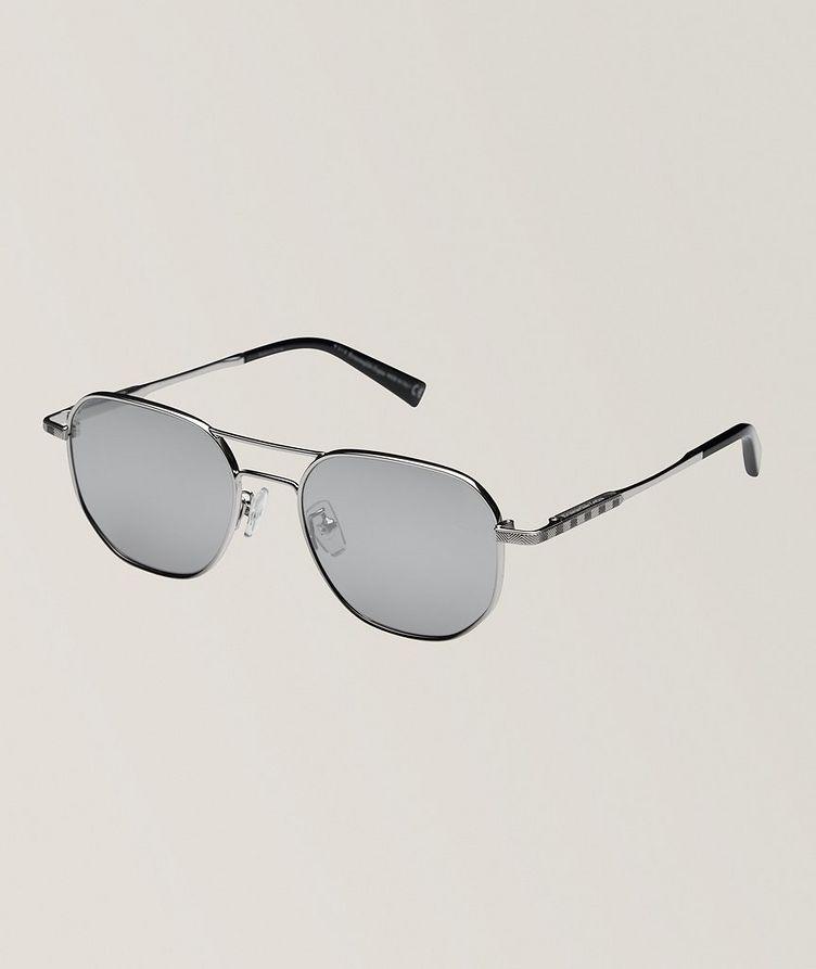 Shiny Rhoidium Pilot Sunglasses  image 0