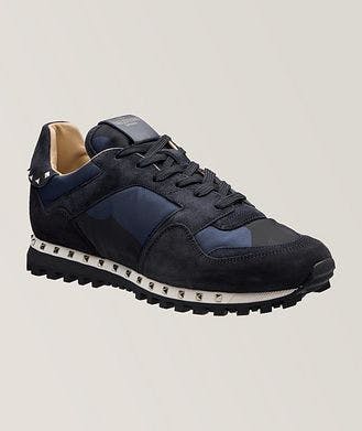 Valentino Nappa Leather Garavani Rockrunner Sneaker